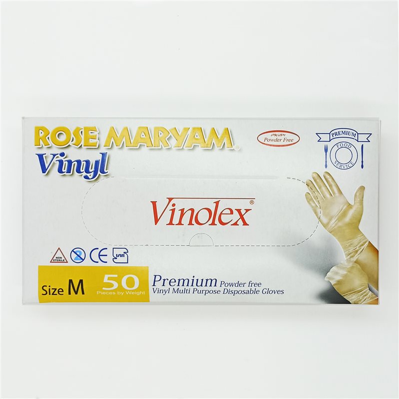 دستکش وینیل 100 عددی